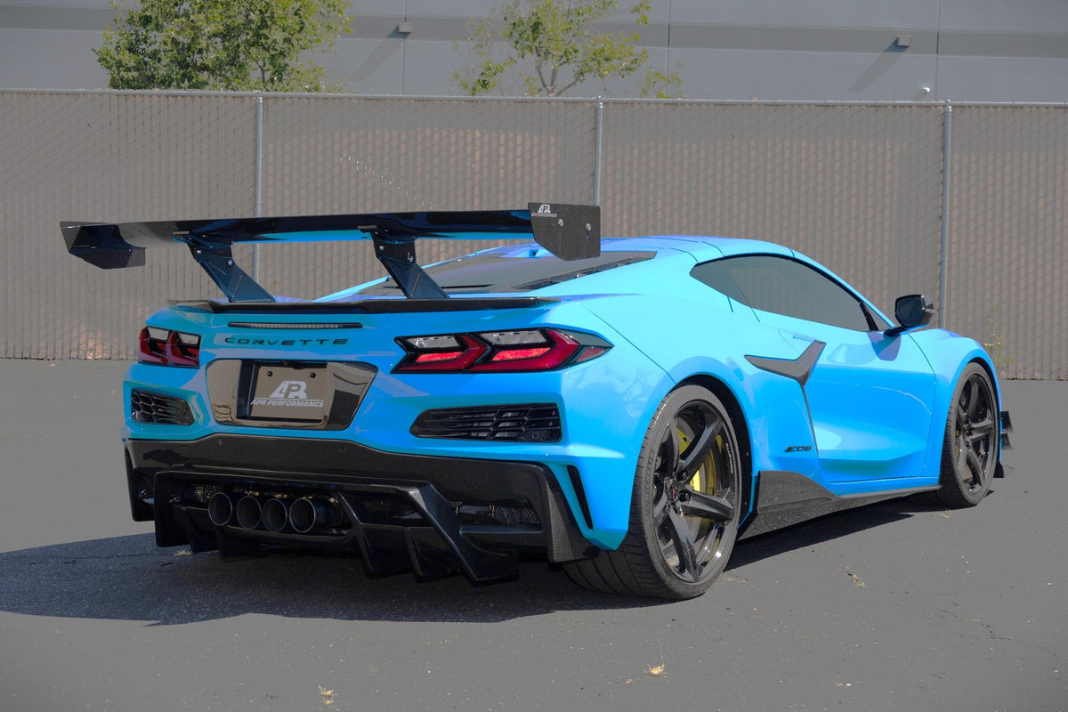 Chevrolet Corvette C8 Z06/ E Ray/ ZR1/ Grand Sport Carbon Fiber Side Rocker Extensions/ Side Skirts