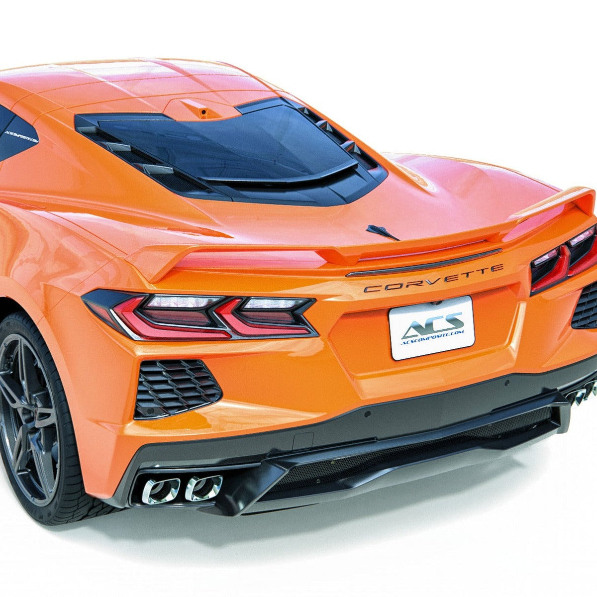 C8 Coupe Rear Window Spoiler
