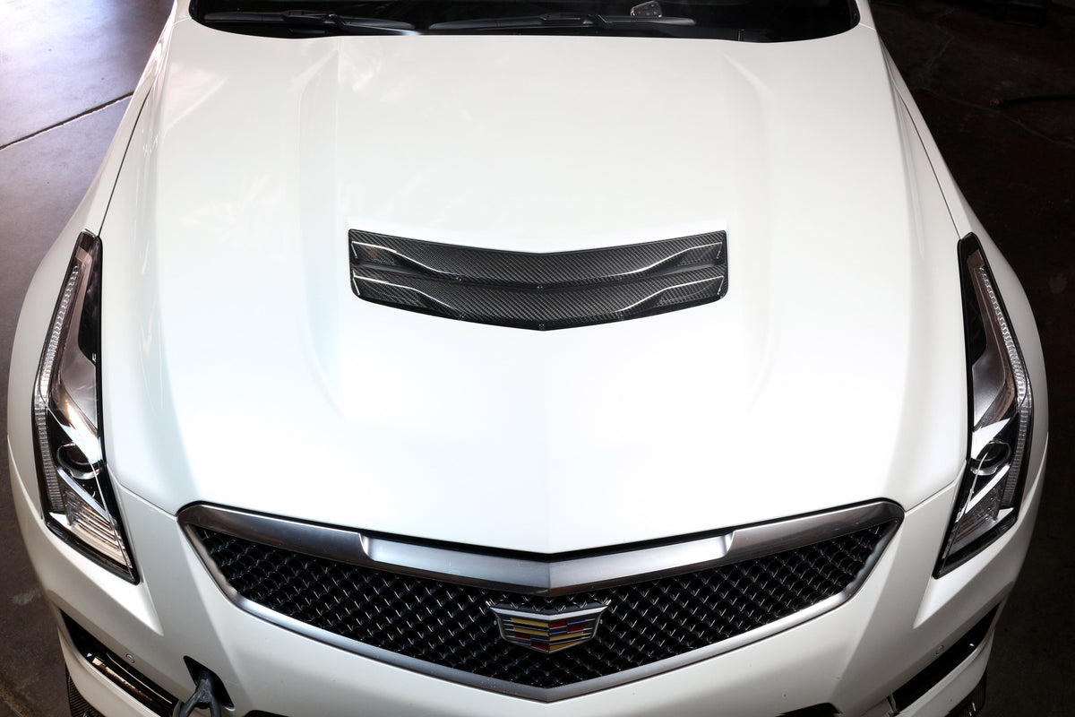 Cadillac ATS-V Carbon Fiber Hood Vent 2016-2019