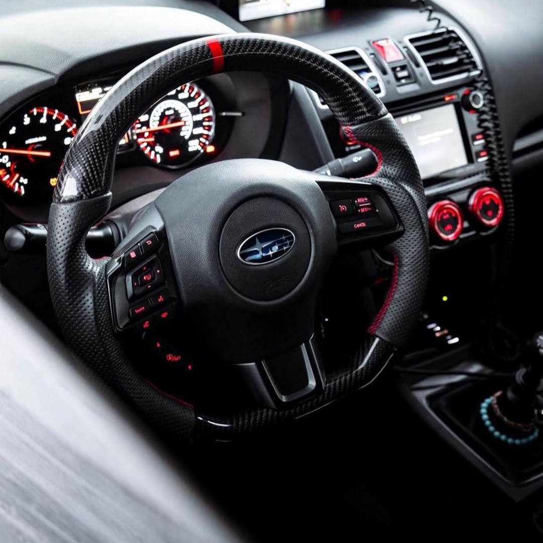 Subaru WRX Carbon Fiber Steering Wheel (Custom Order)