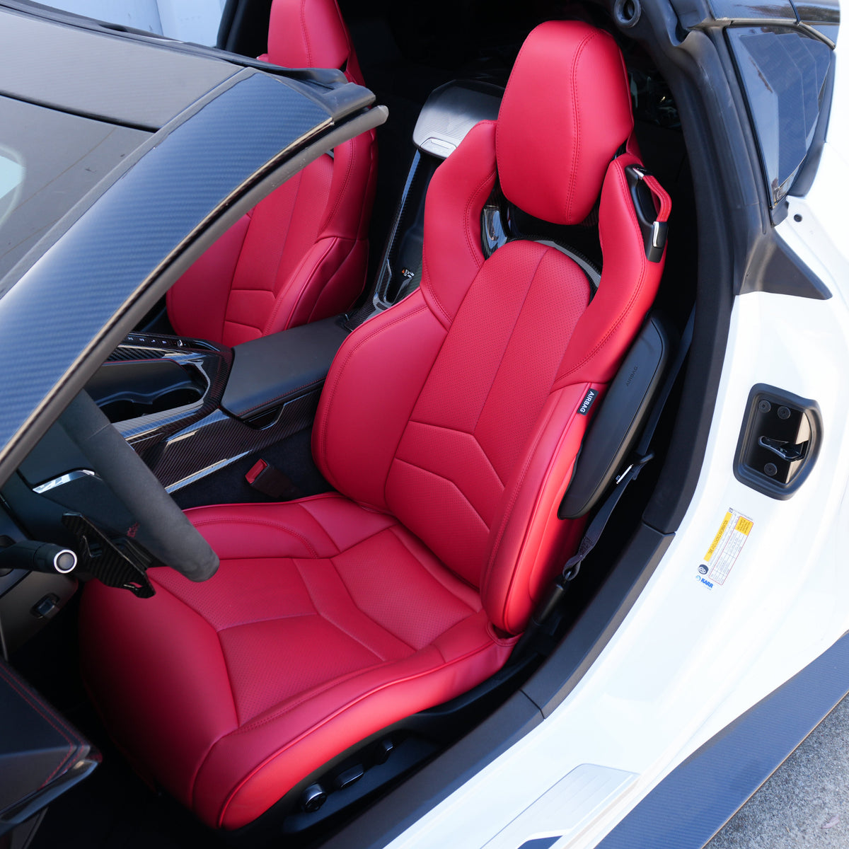 Corvette C8 Custom Leather GT2 Seat Cover