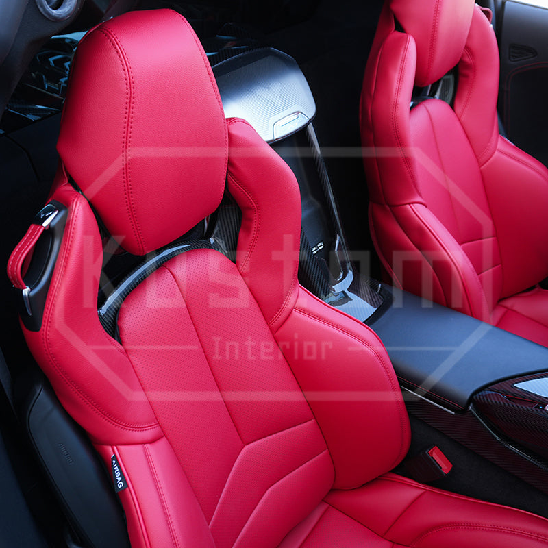 Corvette C8 Custom Leather GT2 Seat Cover
