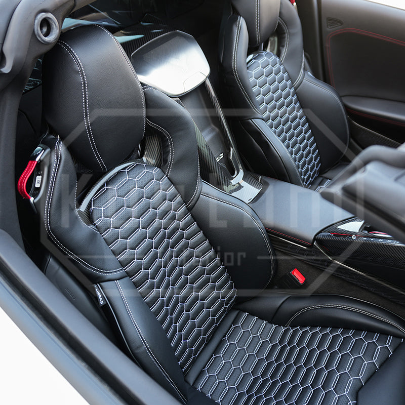 Corvette C8 Custom Leather GT2 Seat Cover