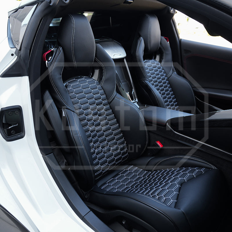 Corvette C8 Custom Leather GT2 Seat Cover
