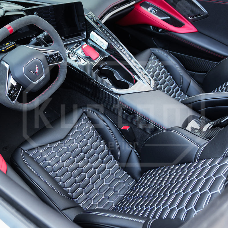 Corvette C8 Custom Leather GT2 Seat Cover