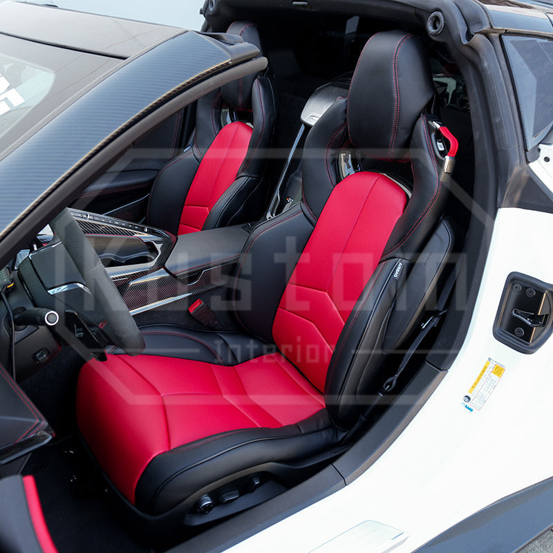 Corvette C8 Custom Leather GT2 Seat Cover