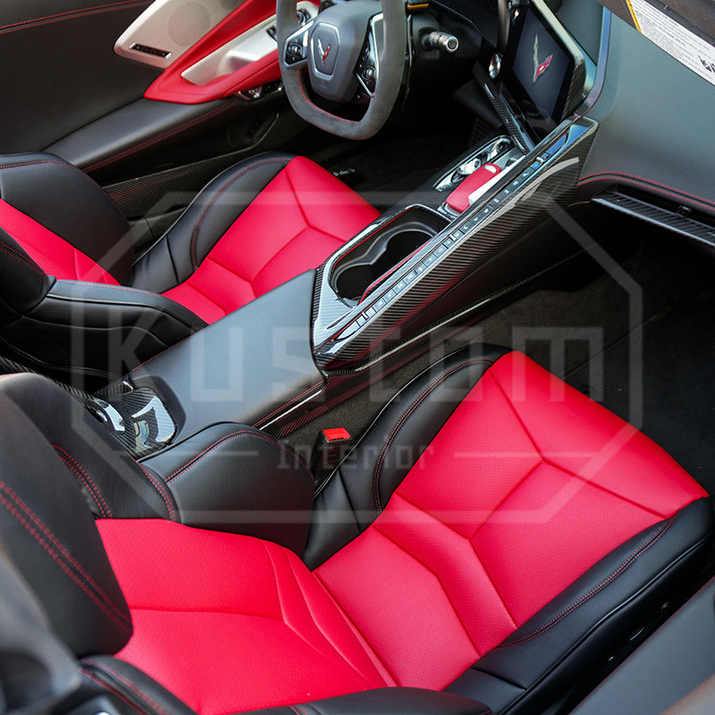 Corvette C8 Custom Leather GT2 Seat Cover