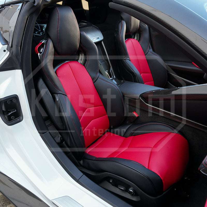 Corvette C8 Custom Leather GT2 Seat Cover
