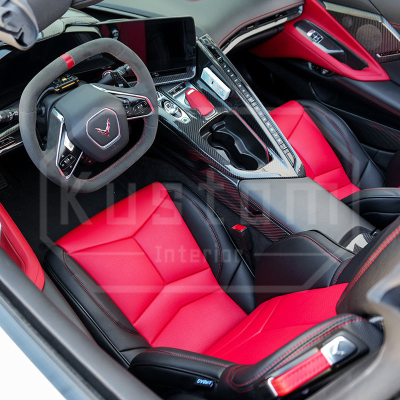 Corvette C8 Custom Leather GT2 Seat Cover