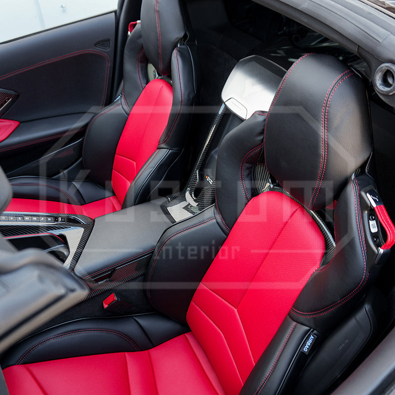 Corvette C8 Custom Leather GT2 Seat Cover