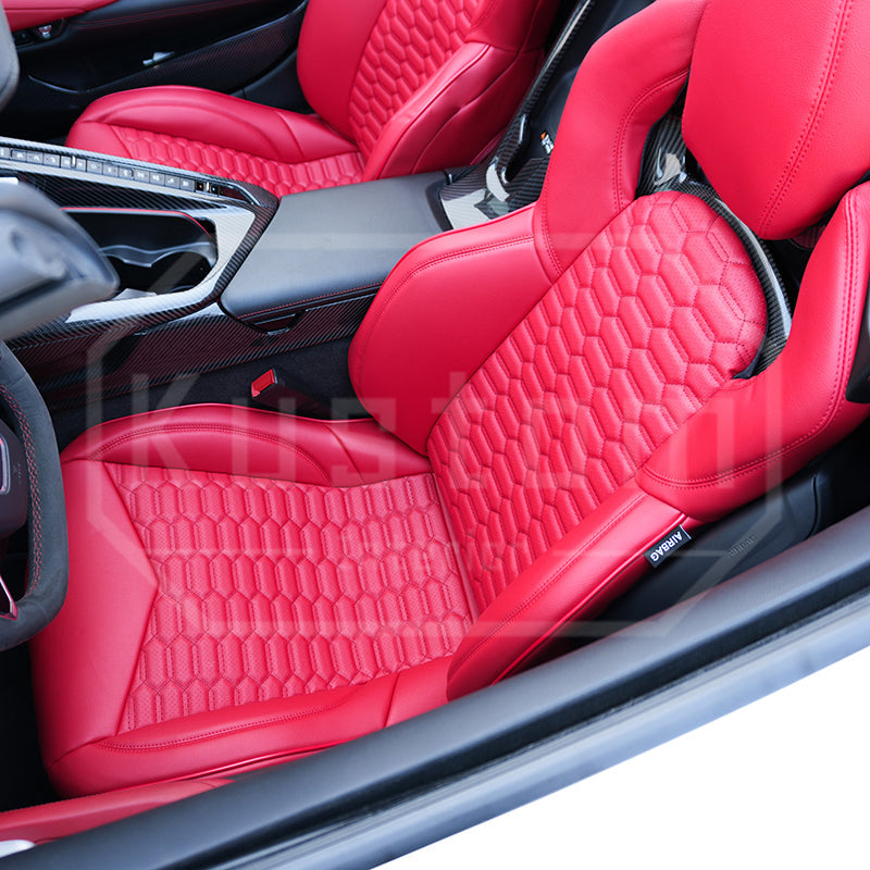 Corvette C8 Custom Leather GT2 Seat Cover