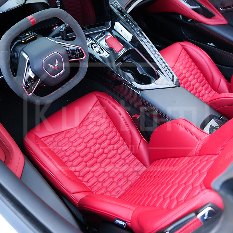 Corvette C8 Custom Leather GT2 Seat Cover