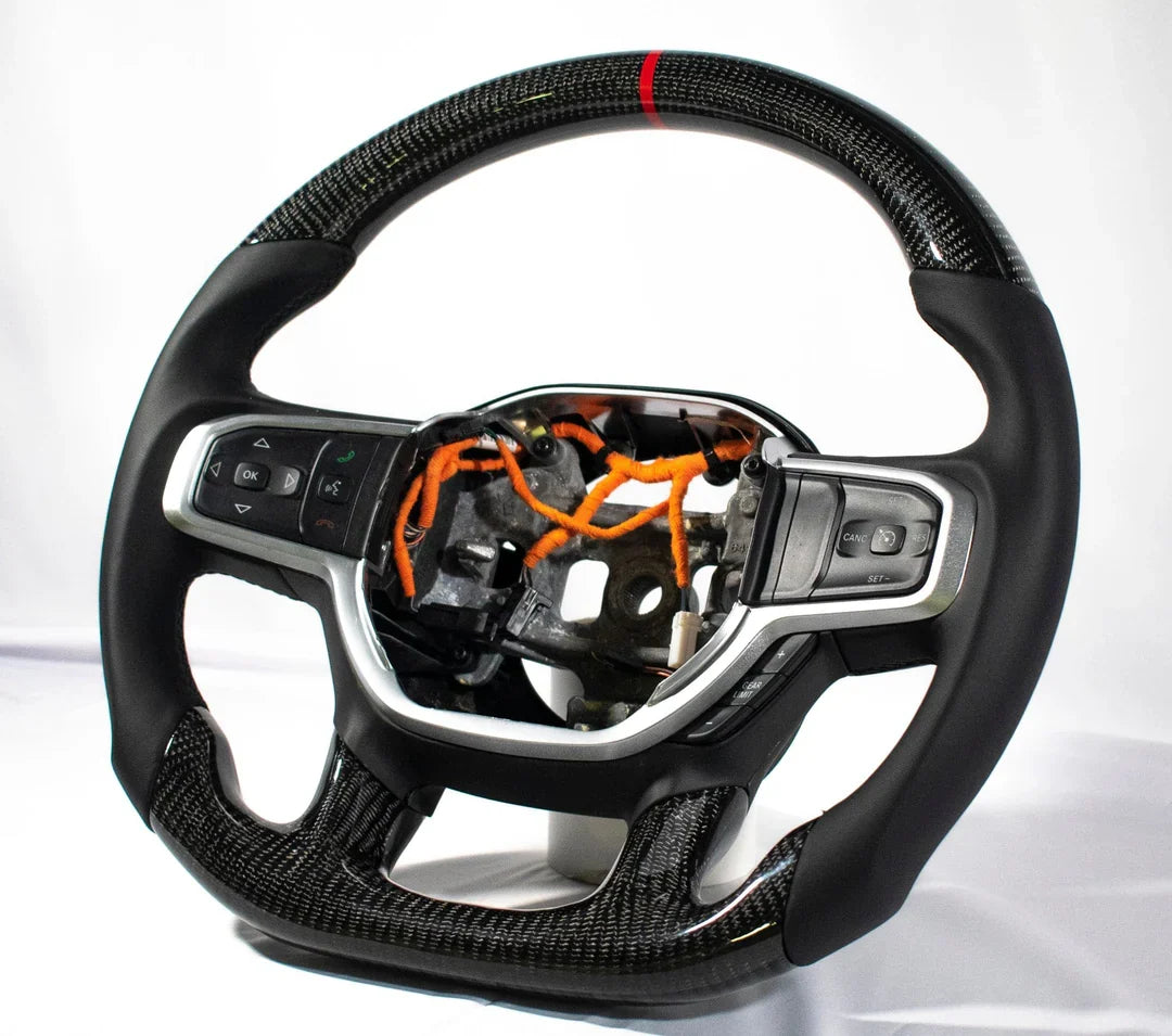 Dodge Ram Carbon Fiber Steering Wheel (Custom Order)