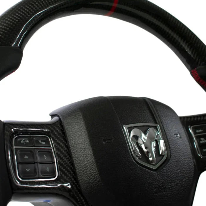 Dodge Ram Carbon Fiber Steering Wheel (Custom Order)