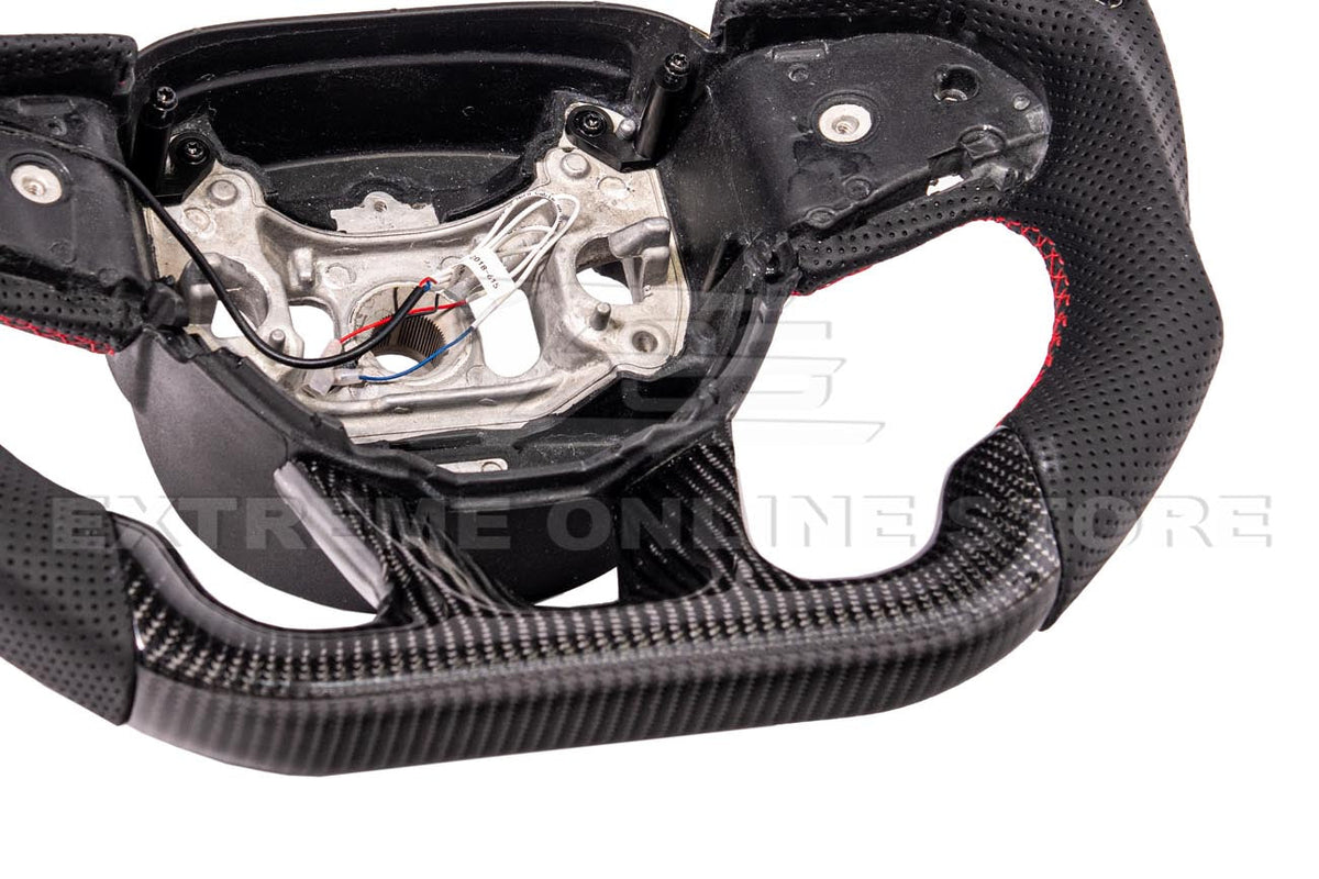 Dodge Challenger Carbon Fiber Steering Wheel (Custom Order)
