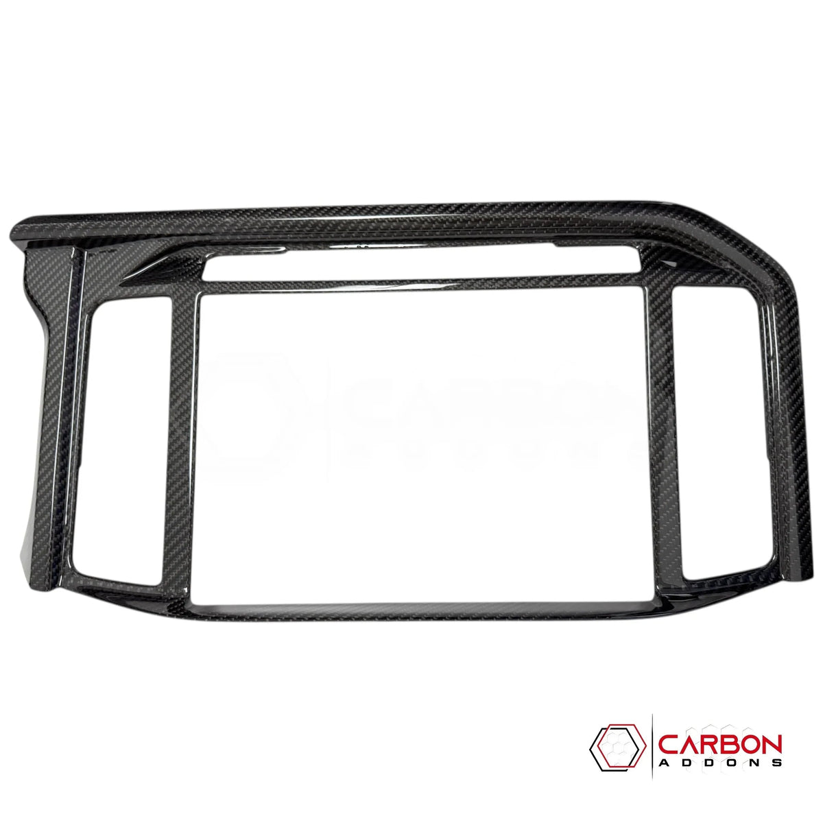 Real Carbon Fiber Infotainment Screen Trim Cover for 2025+ Ford F-150 & Raptor