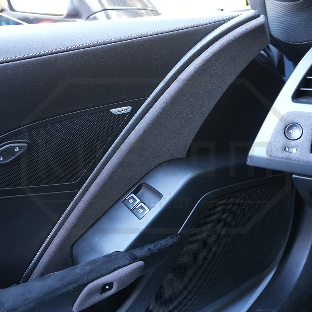Corvette C7 Suede Leather Driver Side Door Panel Insert Trim