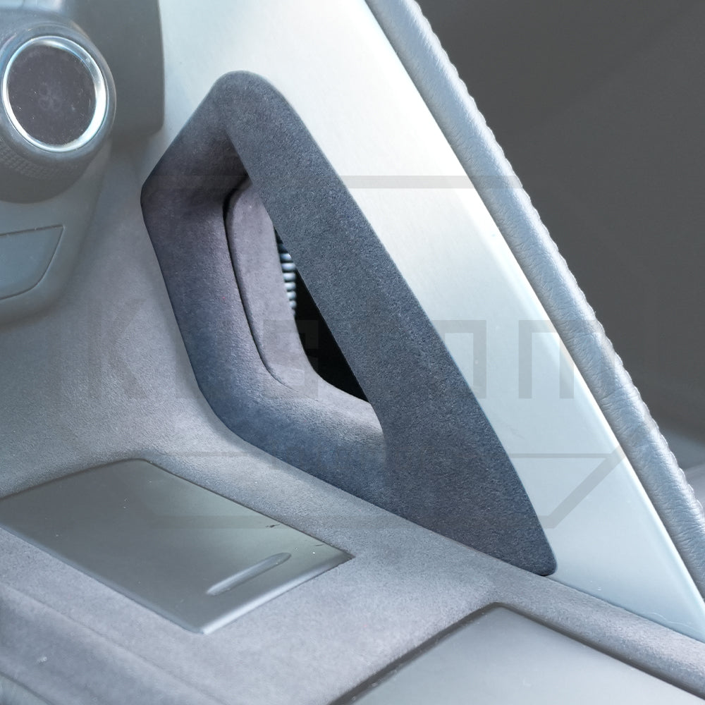 Corvette C7 Suede Leather Center Console Handle Trim Cover