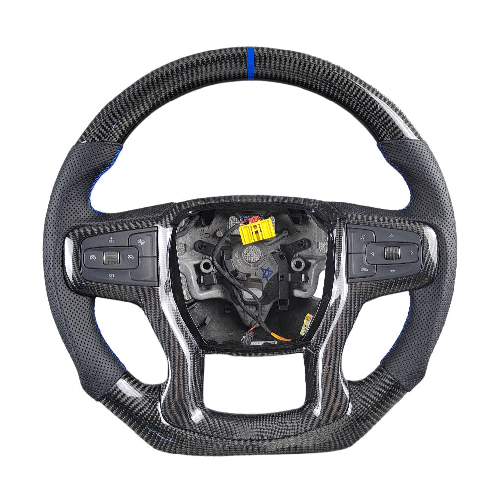 Chevrolet Silverado / Suburban Carbon Fiber Steering Wheel (Custom Order)
