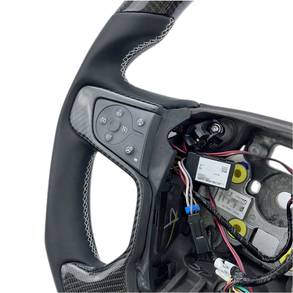 Chevrolet Silverado / Suburban Carbon Fiber Steering Wheel (Custom Order)