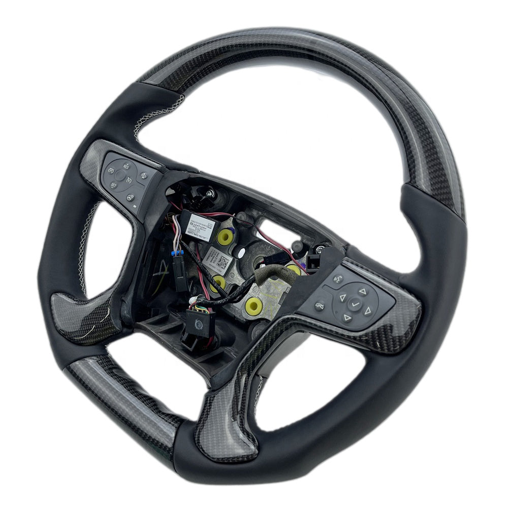 Chevrolet Silverado / Suburban Carbon Fiber Steering Wheel (Custom Order)