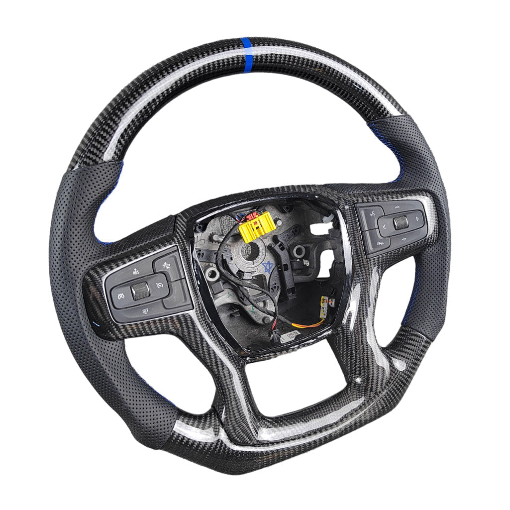 Chevrolet Silverado / Suburban Carbon Fiber Steering Wheel (Custom Order)