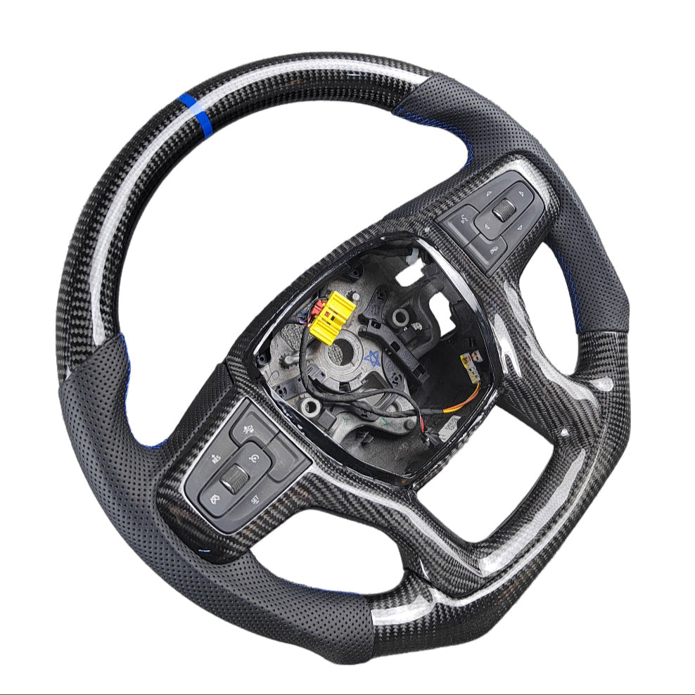 Chevrolet Silverado / Suburban Carbon Fiber Steering Wheel (Custom Order)