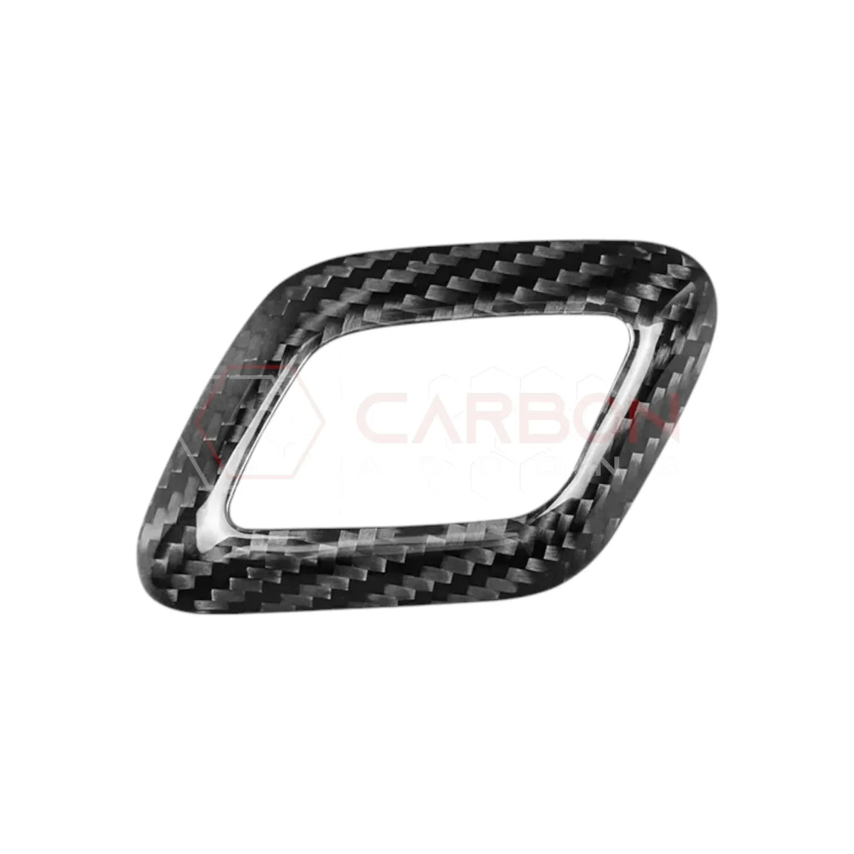 Shift Knob Chrome Trim Delete Carbon Fiber Cover For F150 2015-2020