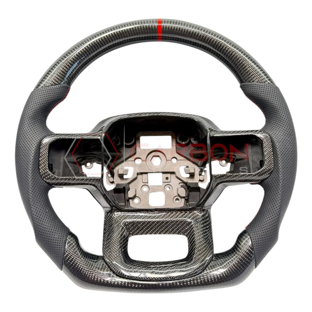 Real Carbon Fiber Steering Wheel for 2021+ Ford F-150