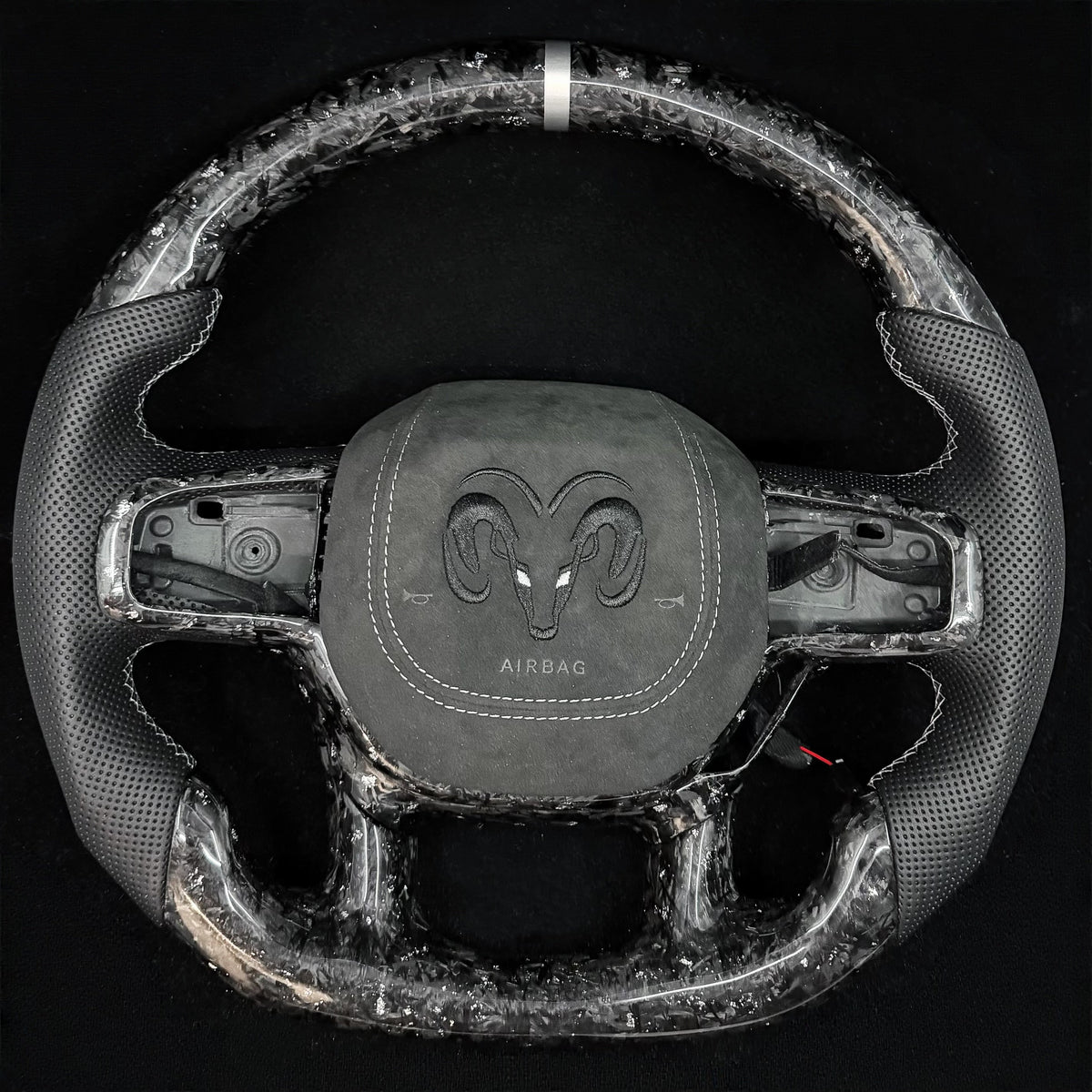 2019-2024 Dodge RAM Carbon Fiber Steering Wheel
