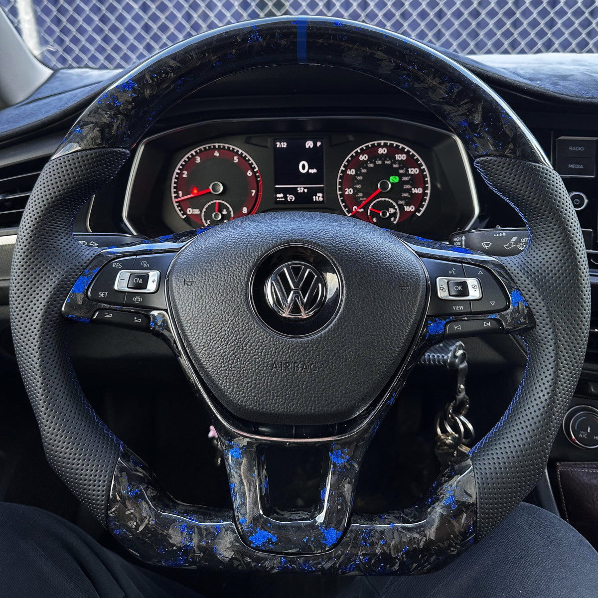 2015-2021 Volkswagen/VW MK7 Golf/Jetta/Passat Carbon Fiber Steering Wheel