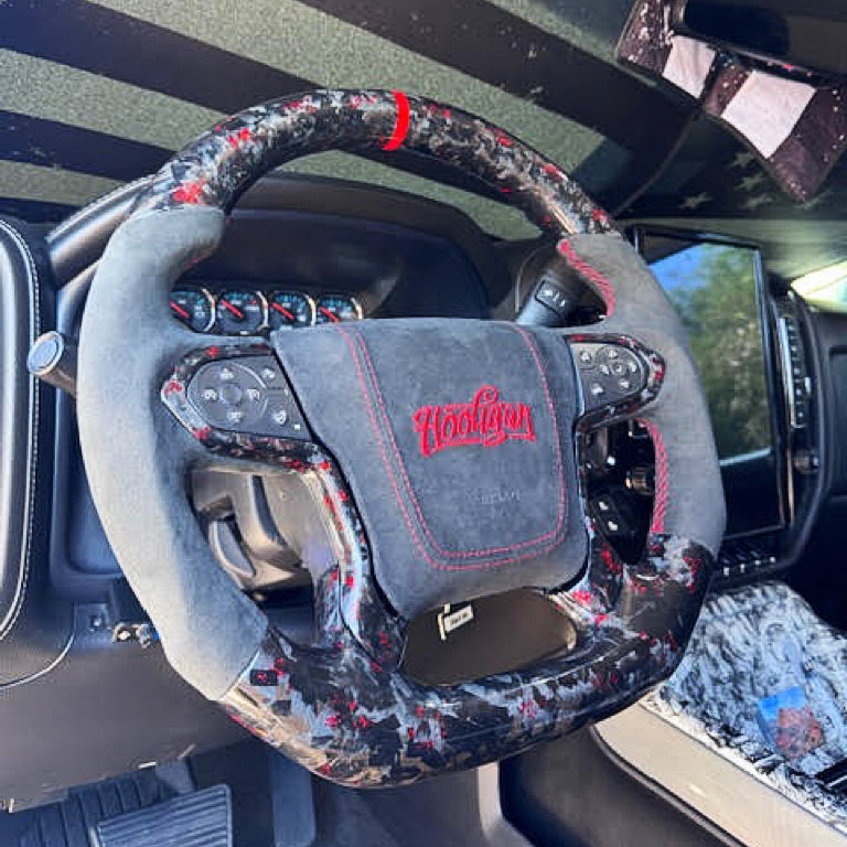 2014-2018 Chevrolet Silverado/Suburban/Tahoe Carbon Fiber Steering Wheel
