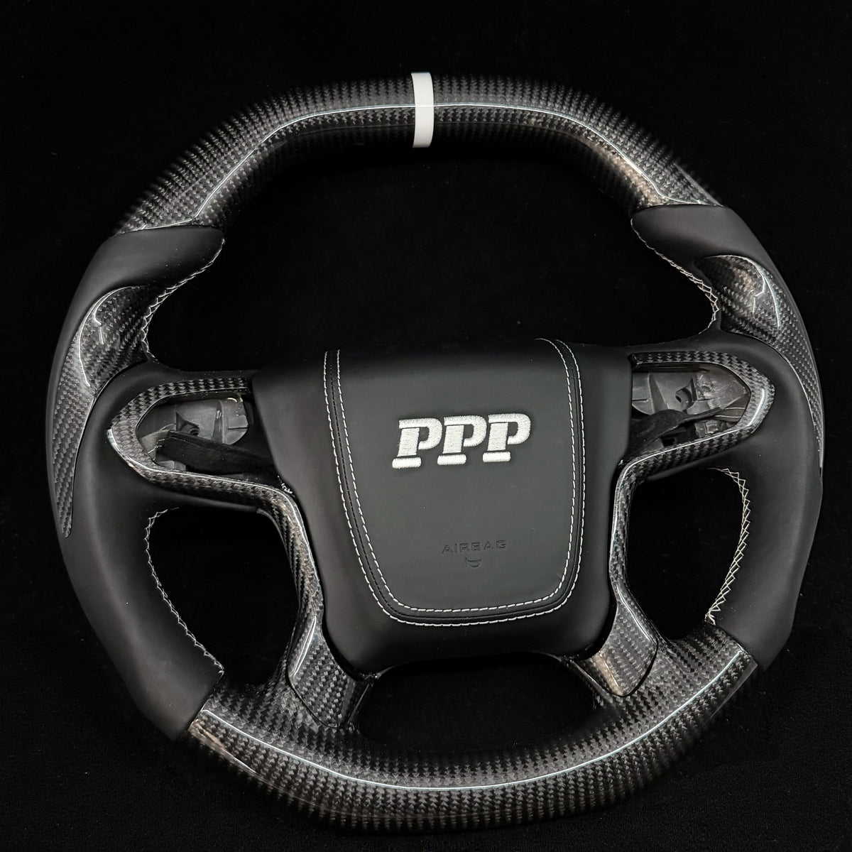 2014-2018 Chevrolet Silverado/Suburban/Tahoe Carbon Fiber Steering Wheel