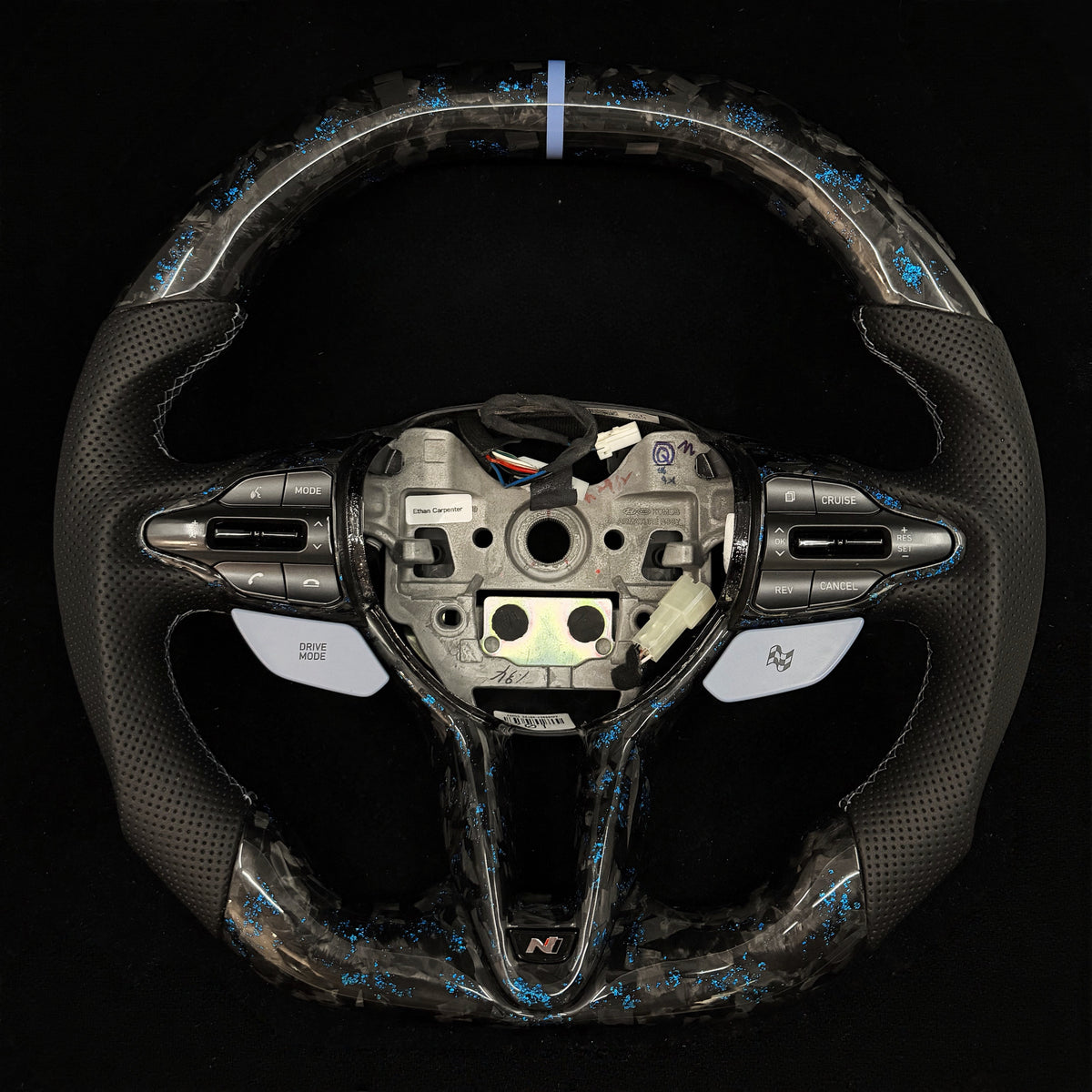 2019+ Hyundai Elantra N/Veloster N/I30 N/Kona N Carbon Fiber Steering Wheel