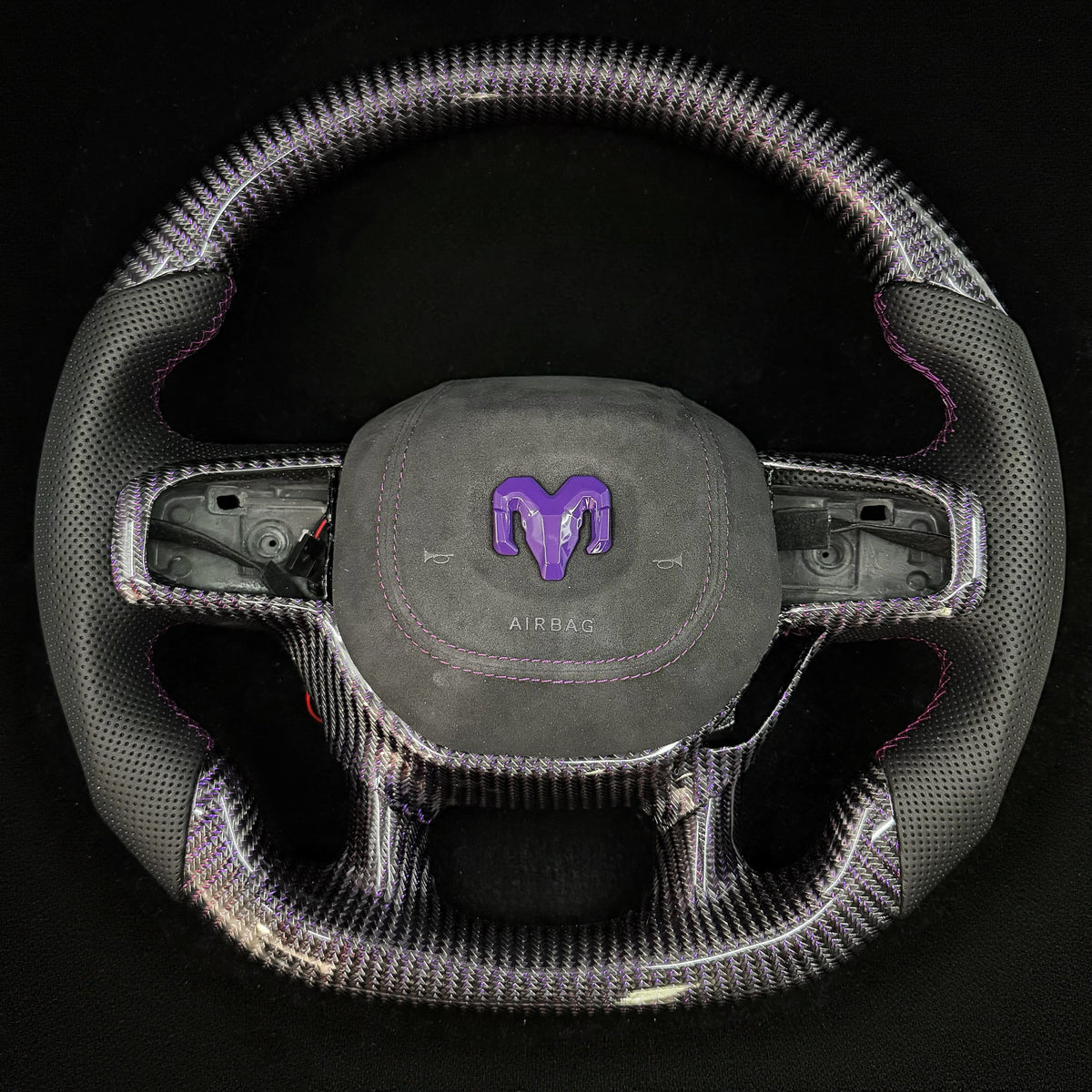 2019-2024 Dodge RAM Carbon Fiber Steering Wheel