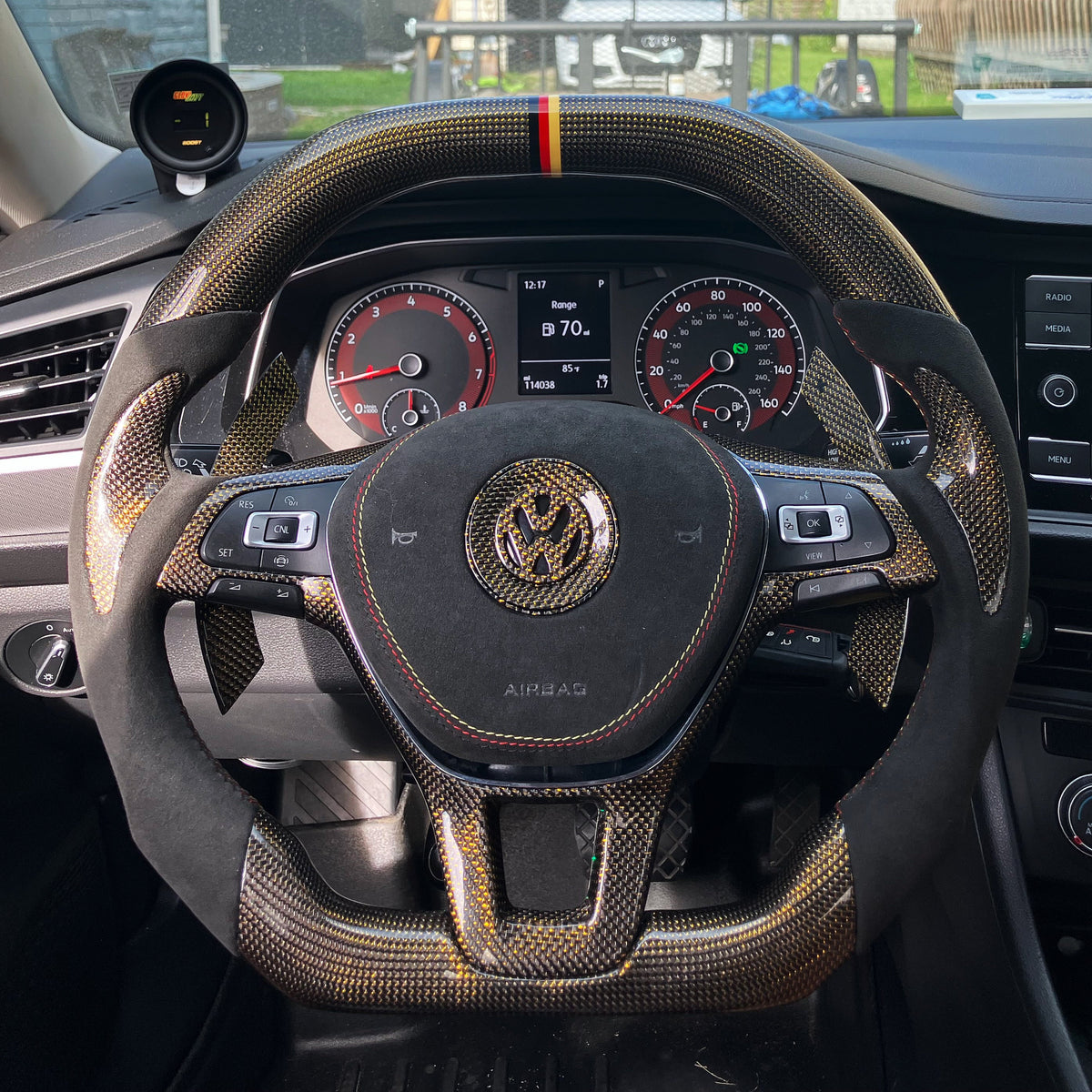 2015-2021 Volkswagen/VW MK7 Golf/Jetta/Passat Carbon Fiber Steering Wheel
