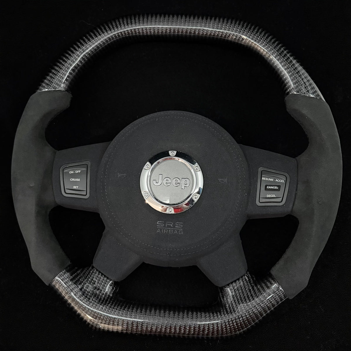 2006-2010 WK1 Jeep Grand Cherokee SRT8 Carbon Fiber Steering Wheel