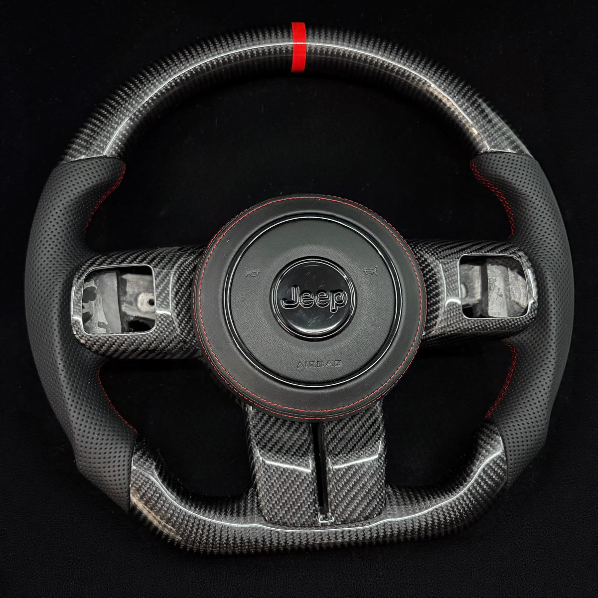 2011-2018 Jeep Wrangler JK Carbon Fiber Steering Wheel