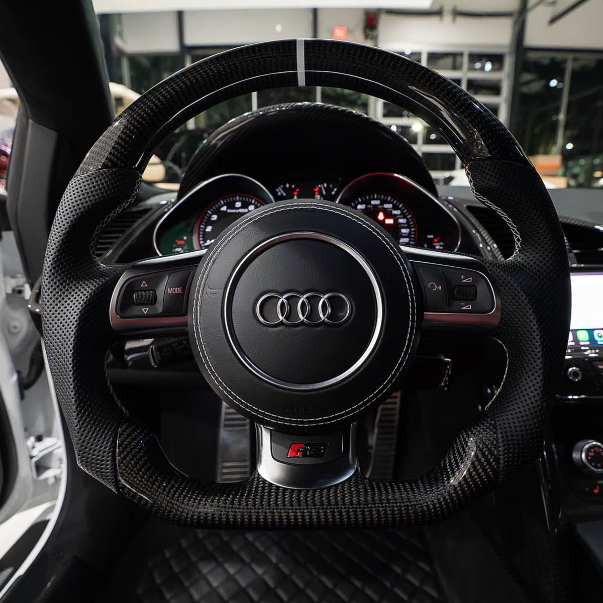 2006-2015 Audi R8/TT Carbon Fiber Steering Wheel