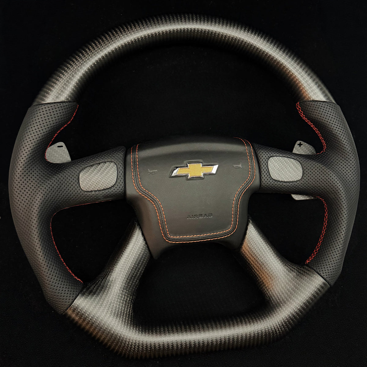 2003-2006 Chevrolet Silverado/TRAILBLAZER/Tahoe, GMC YUKON/SIERRA Cadillac Escalade Carbon Fiber Steering Wheel