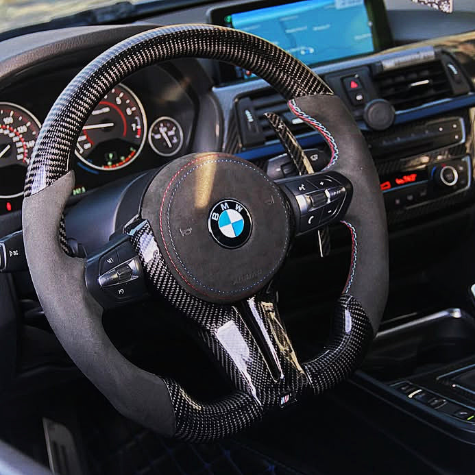 BMW F2X/F3X/F8X/F1X Carbon Fiber Steering Wheel