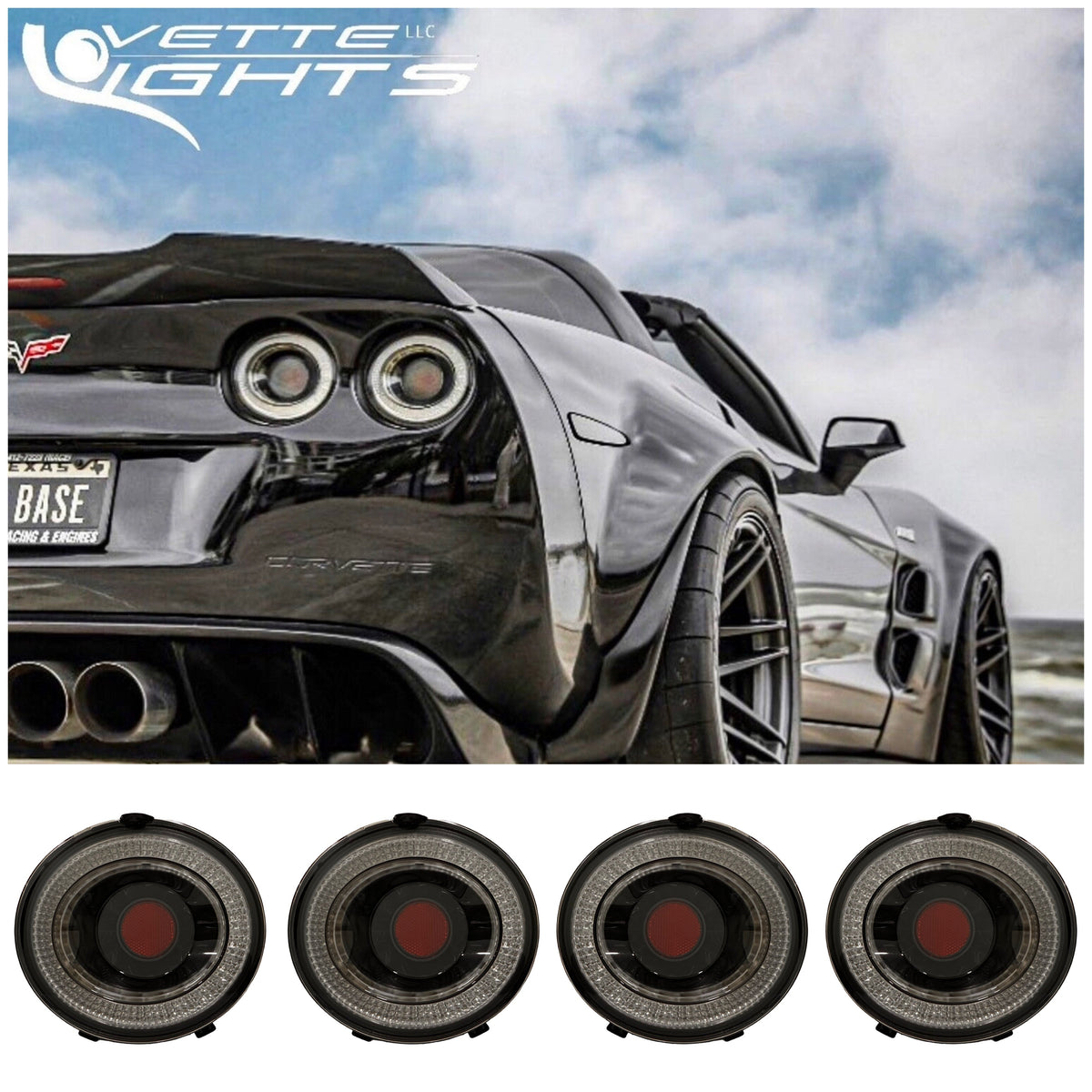 2005-2013 C6 Corvette Coplus LED "Gen 1" Style Tail Lights *LIMITED*