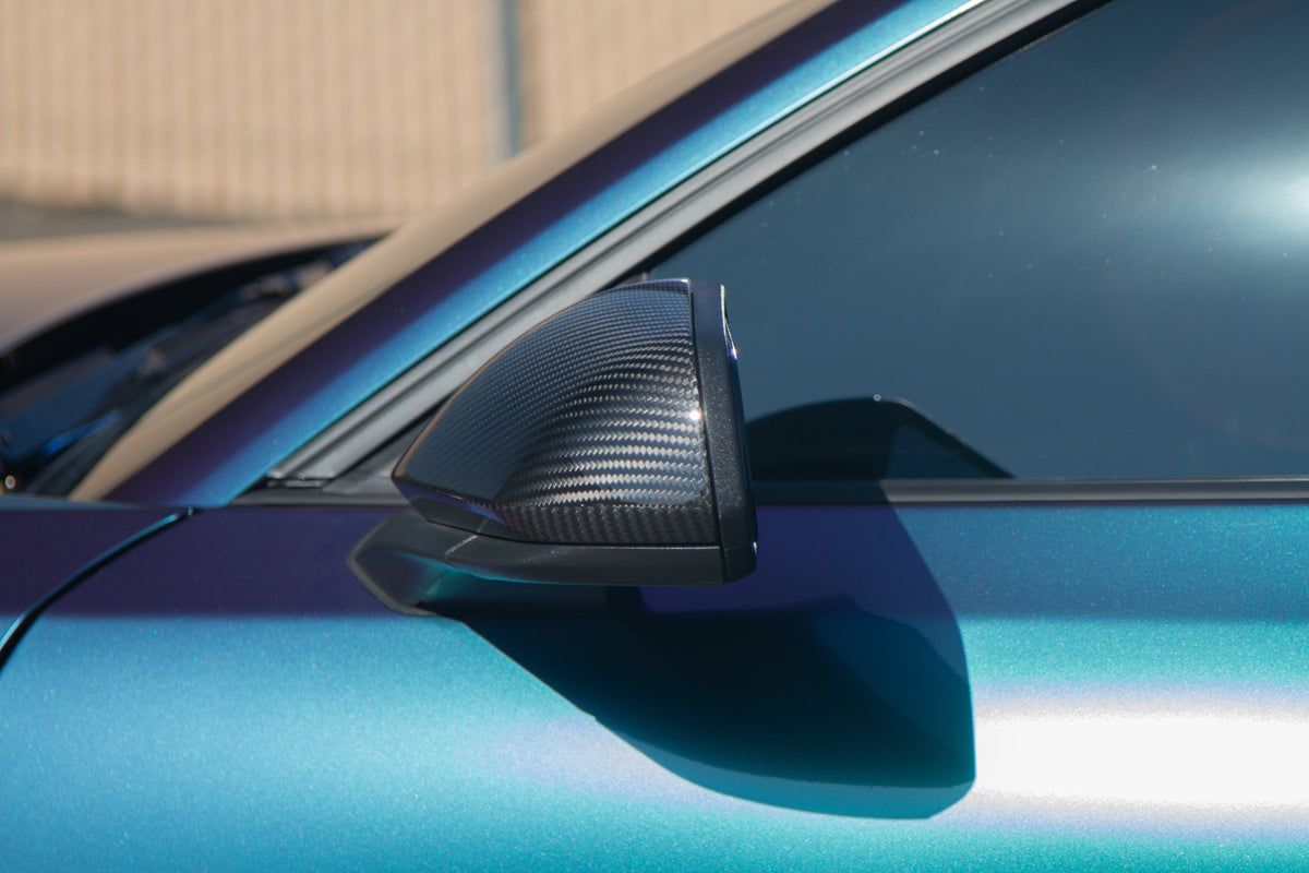 Carbon Fiber Ford Mustang S550 / S650 / GT350 / GT500 Replacement Mirrors 2015-2025