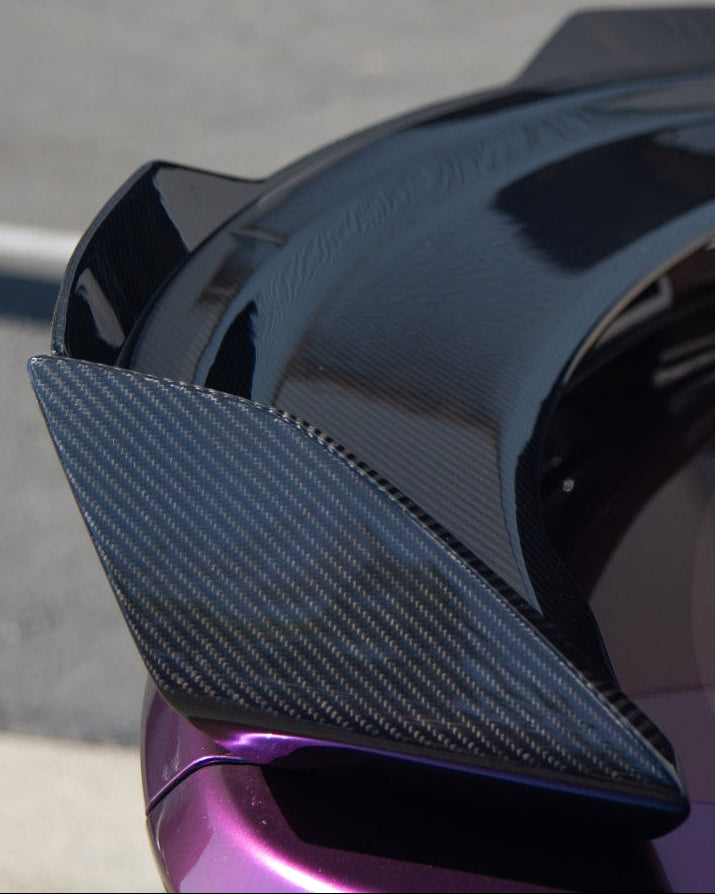 Ford Mustang S650 Dark Horse Carbon Fiber Spoiler with Gurney 2024 - Current