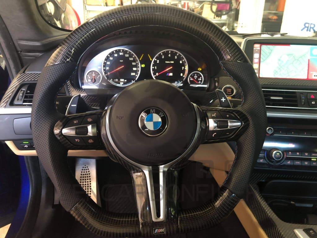 2013-2018 BMW X5M/X6M F85/F86 Carbon Fiber Steering Wheel