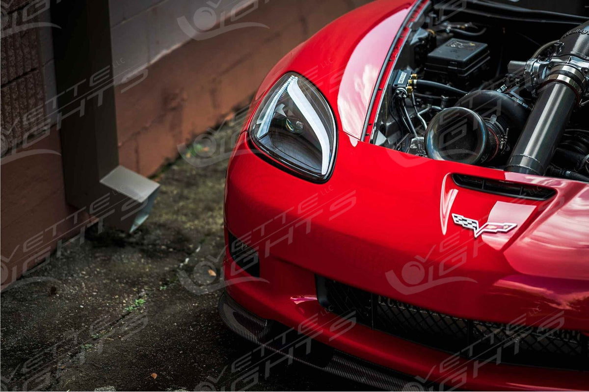 2005-2013 C6 Corvette Morimoto Gen 2 XB LED (GTR Carbide) C8-Style Headlights