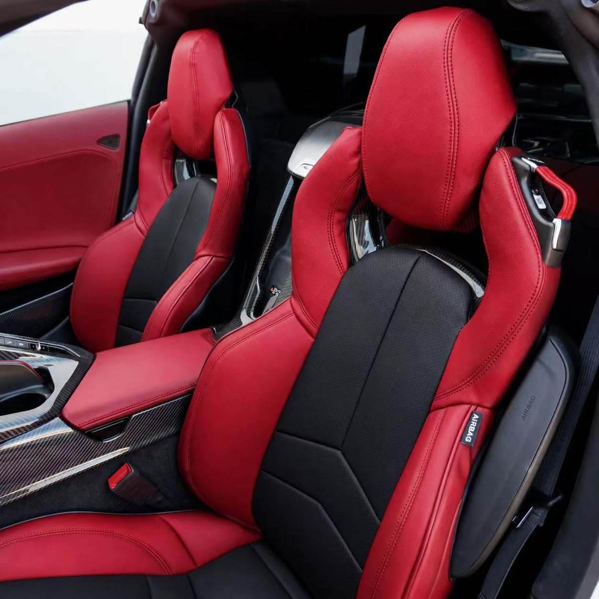 Corvette C8 Custom Leather GT2 Seat Cover