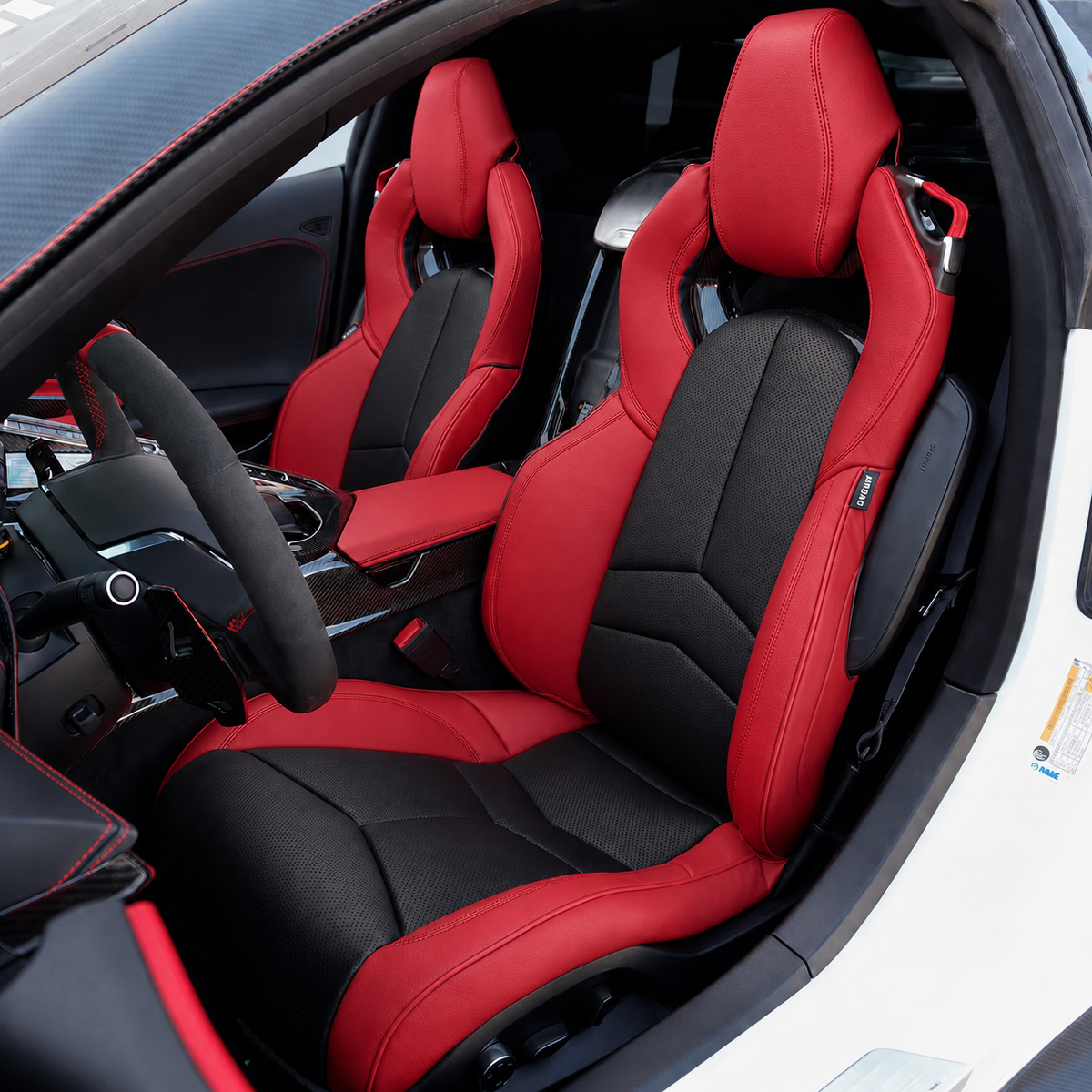 Corvette C8 Custom Leather GT2 Seat Cover
