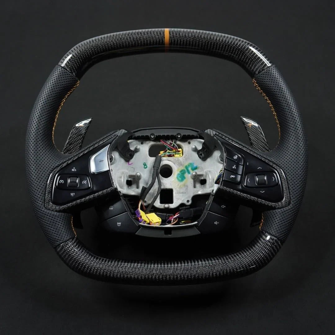 Corvette C8 Carbon Fiber Steering Wheel (Custom Order)