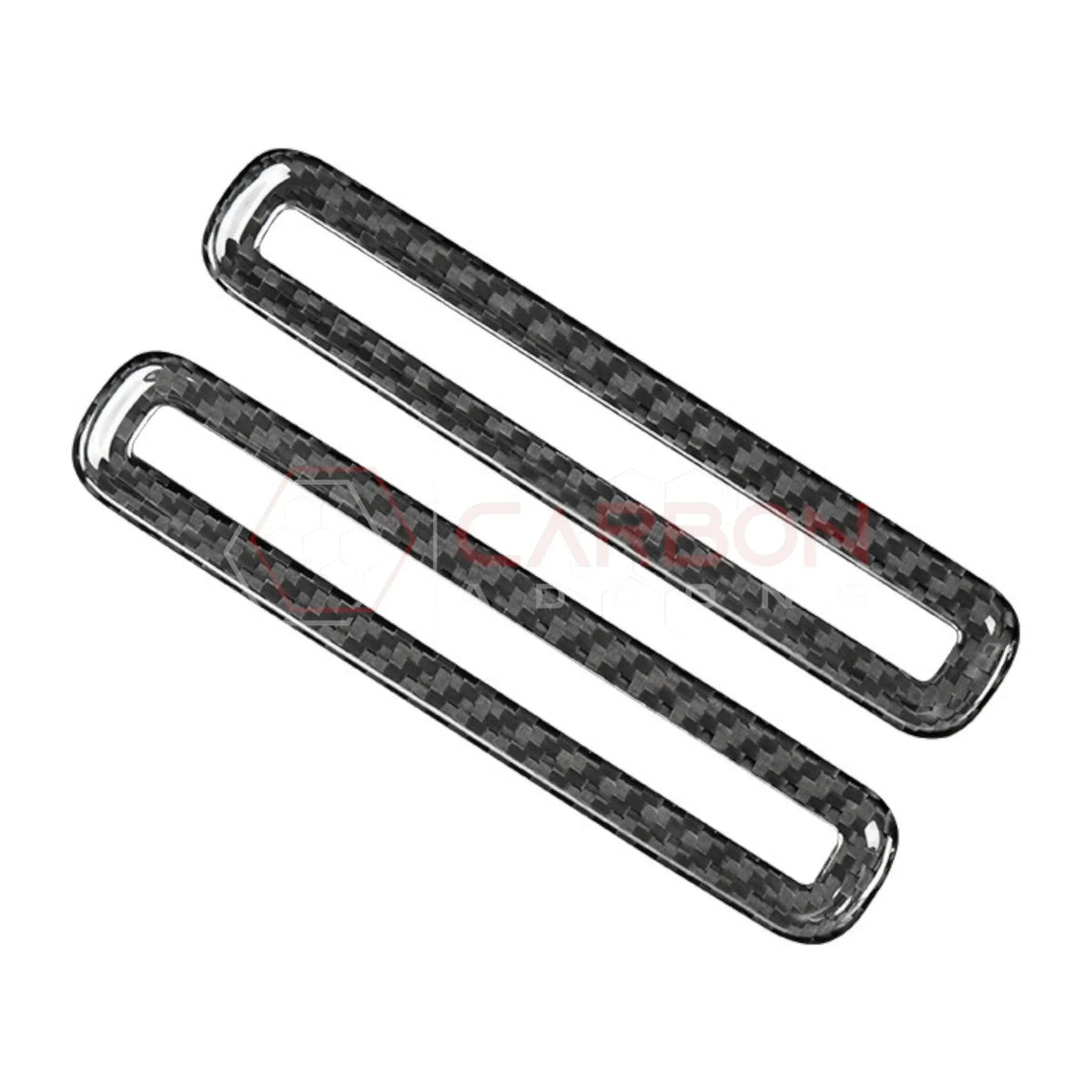 Real Carbon Fiber Door A/C Vent Trim Covers for 2024+ Ford Mustang